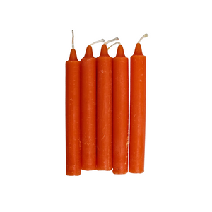 SPELL CANDLE ORANGE 6" INCH