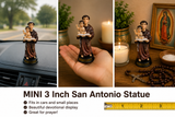Mini San Antonio Statue 3 Inch – Saint Anthony of Padua Devotional Altar Figure