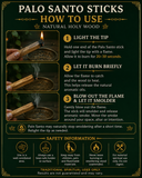 Palo Santo Sticks – Natural Holy Wood for Spiritual Cleansing, Purification & Meditation