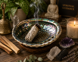 Large Abalone Seashell – Natural Smudging Shell for Sage, Palo Santo, Incense & Spiritual Cleansing