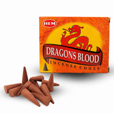 Dragon's blood incense cones