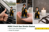 Mini San Simon Statue 3 inch Devotional Altar Figure