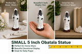 5 Inch Obatalá Statue – Small Orisha Devotional Altar Figure for Prayer & Home Altars