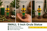 5 Inch Orula Statue – Small Orisha Devotional Altar Figure for Prayer & Home Altars