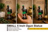Ogun Statue 5 Inch – Small Orisha Devotional Altar Figure