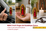 Mini Virgen de Guadalupe 3 inch Devotional Altar Figure