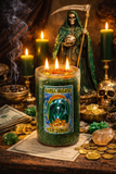 Jumbo 14-Day Santa Muerte Money Drawing Candle – Ven Dinero