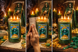Jumbo 14-Day Santa Muerte Money Drawing Candle – Ven Dinero