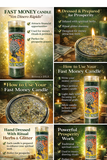 Fast Money Prepared Candle – Ven Dinero Rápido 7 Day Prayer Candle