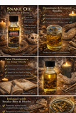 Authentic Snake Oil with Real Skin – Aceite de Víbora con Piel
