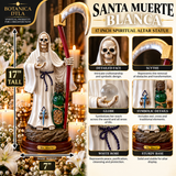 Santa Muerte White Statue 17' Inch – La Santa Muerte Blanca Spiritual Altar Figure for Peace, Cleansing & Protection
