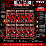 7X Reversible Prepared Candle – Seven Times Reversing Spiritual Candle for Protection & Clearing Negativity