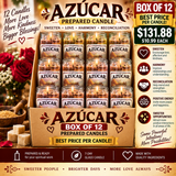 Azúcar Sugar Prepared Candle – Sweetening Spiritual Candle for Love, Harmony & Relationships