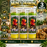 Money Drawing Prepared Candle – Spiritual Candle for Prosperity, Abundance & Financial Opportunities