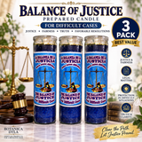 Balance of Justice Prepared Candle – Balanza de la Justicia Spiritual Candle for Difficult Cases & Justice