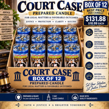 Court Case Prepared Candle – Caso de Corte Spiritual Candle for Legal Matters, Justice & Favorable Outcomes