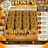 Honey Prepared Candle – Veladora de Miel Sweetening Spiritual Candle for Love, Attraction & Prosperity