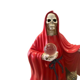 Santa Muerte Red Statue 17' Inch – La Santa Muerte Roja Spiritual Altar Figure for Love & Attraction