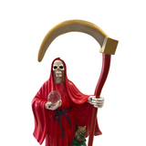 Santa Muerte Red Statue 17' Inch – La Santa Muerte Roja Spiritual Altar Figure for Love & Attraction