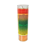 Triple Luck Prepared Candle – Spiritual Candle for Good Luck, Prosperity, Money & Success