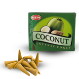 COCONUT INCENSE CONES / COCO CONOS DE INCENSIO