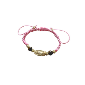 Baby Protection Bracelet Virgin De Guadalupe Pink