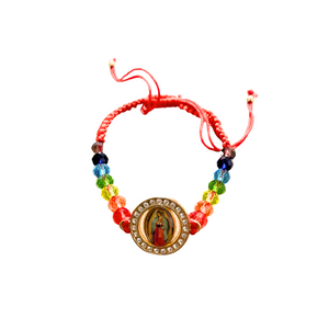Protection Bracelet Virgen Multicolor Shine (Adult Size)