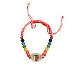 Protection Bracelet Virgen Multicolor Shine (Adult Size)