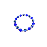 Protection Bracelet Against Evil Eye Blue Beads (Adult Size)