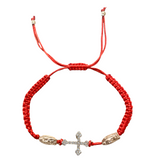 Protection Bracelet Cross/ Virgen (Adult Size)