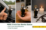 Mini San Benito Statue – 3 Inch Devotional Altar Figure