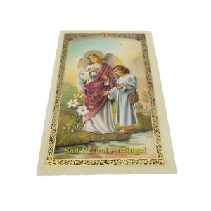 San Rafael Archangel Prayer Card (Spanish)