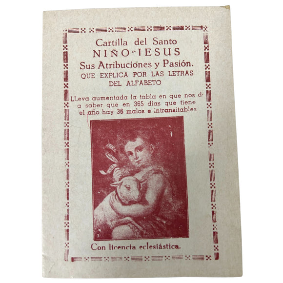 Novena - Cartilla del Santo Nino Jesus (Vintage)