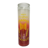 Chango 2 Color Ritual Candle / Chango Veladora de Dos Colores
