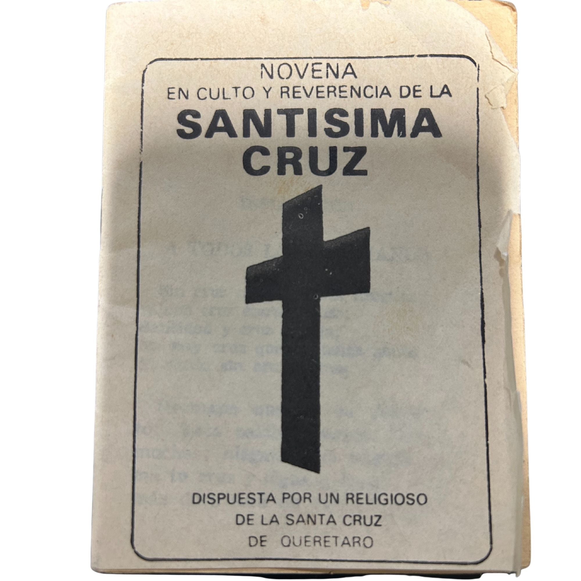 Novena El Culto Y Reverencia De La Santisima Cruz