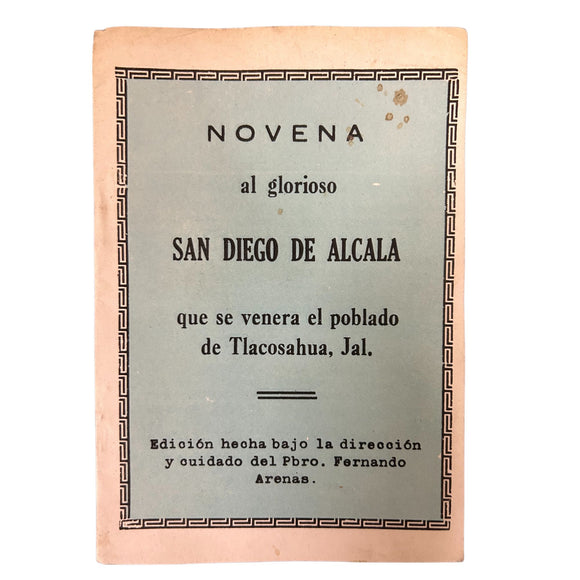 Novena - Al Glorioso San Diego De Alcala