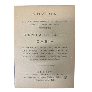 Novena - De La Protectora De Sus Devotos Santa Rita De Casia