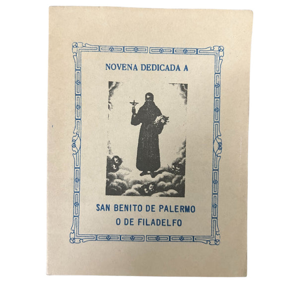 Novena - Dedicada A San Benito De Palermo O de Filadelfo