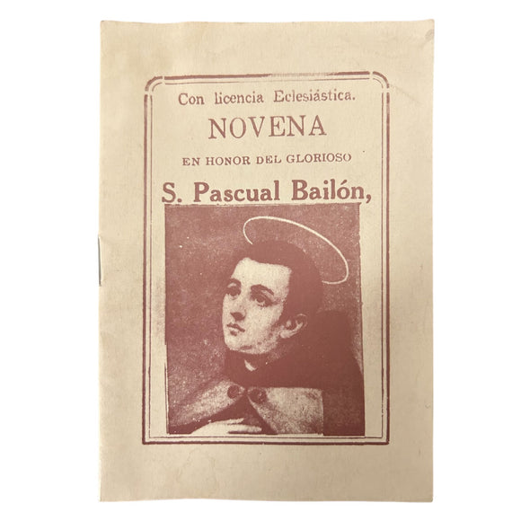 Novena - En Honor Del Glorioso S. Pascual Bailon