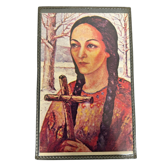 Kateri Tekakwitha Prayer Card (Vintage)