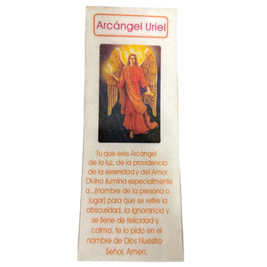 Arcangel Uriel Prayer Card (Vintage)