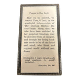 Prayer to Our Lady Prayer Card (Vintage)