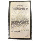 Ntra. Sra. De San Juan Prayer Card (Vintage)