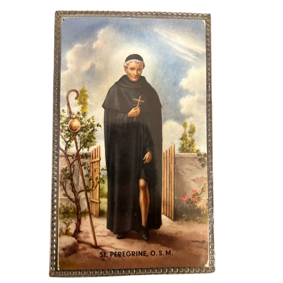 St. Peregrine Prayer Card (Vintage)