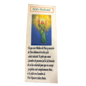 San Rafael Prayer Card (Vintage)
