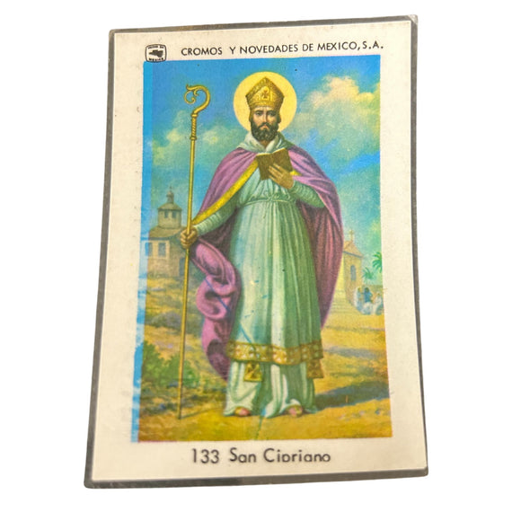 San Cipriano Prayer Card (Vintage)