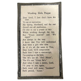 Working Girls Prayer - Prayer Card (Vintage)