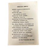 San Francisco de Asis Prayer Card (Vintage)