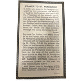 St. Peregrine Prayer Card (Vintage)