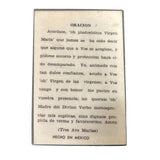 Sta Rosa de Lima Prayer Card (Vintage)